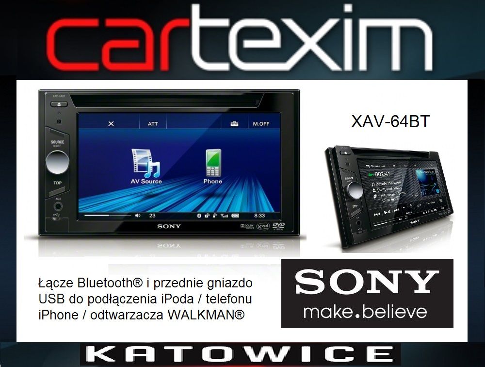 Głośnik samochodowy Sony XAV64BT Opinie i ceny na Ceneo.pl