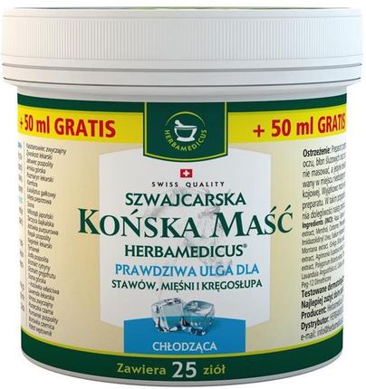 Herbamedicus Maść Końska CHłODzĄCA 500 ml