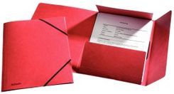 Zdjęcie Esselte Teczka Kartonowa Z Gumką Rainbow Czerwona - Toszek