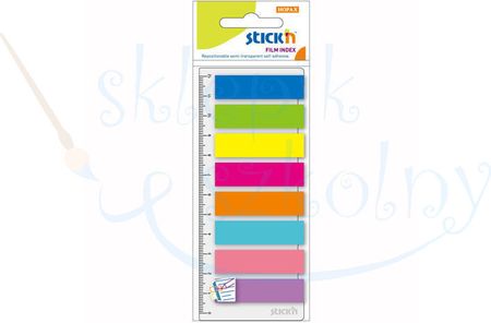 Stick'N Klasyczne Zakładki Indeksujące W 8 Kolorach Neonowych