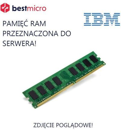 IBM 4GB 1X4GB, 1RX4, 1.35V PC3L-10600 CL9 ECC DDR3 1333MHz VLP RDIMM (43X5313)