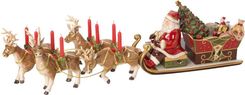 Villeroy&Boch Christmas Toys Memory sanie św. Mikołaja świecznik i pozytywka  14-8602-6500 - Figurki bożonarodzeniowe