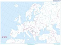 konturowa mapa europy Mapa ścienna Europa konturowa. Mapa ścienna.   Ceny i opinie 