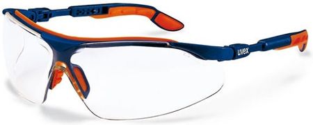 Uvex Okulary I-vo - bezbarwne, oprawki niebiesko-pomarańczowe