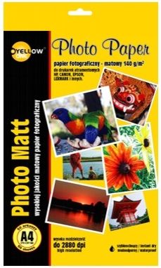 Yellow One Papier A4, 190g, 50 ark., matowy (4M190)