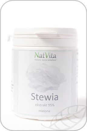 NatVita stewia (stevia) ekstrakt biały puder 95% 100g