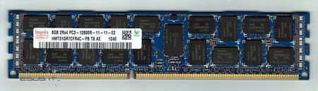 Pamięć RAM Hynix 8GB ECC REGISTERED DDR3 2Rx4 1600MHz PC3-12800 RDIMM (HMT31GR7CFR4C-PB)