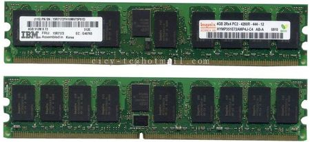 Pamięć RAM Ibm2x 4GB 2Rx4 DDR2 533MHz PC2-4200 ECC Registered DIMM FRU: (15R7172)