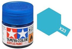 Zdjęcie Tamiya Farba Akrylowa - X23 Clear Blue Gloss / 10Ml Tamiya 81523 - Otwock
