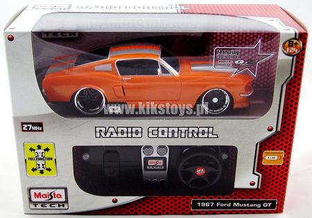MAISTO 1967 Ford Mustang GT 1/24 R/C
