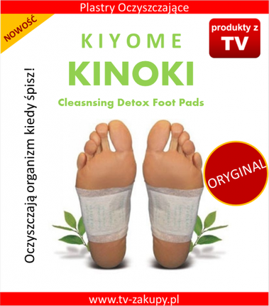 Plastry oczyszczające na stopy KINOKI - DETOX 50szt.