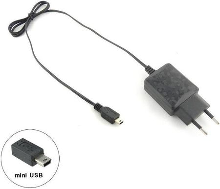 QOLTEC ŁADOWARKA/ZASILACZ SIECIOWY PREMIUM DO TABLETU 5V-2A, WTYCZKA: MINI USB (7924.ŁAD-SLIM-USB)