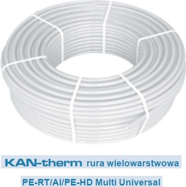 KAN-therm rura wielowarstwowa fi 26x3 PE-RT/Al/PE-HD 50 mb (0.9426)