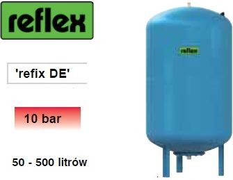 Reflex DE 200 ciśnieniowe naczynie wzbiorcze, przeponowe do wody pitnej (73.06.700)