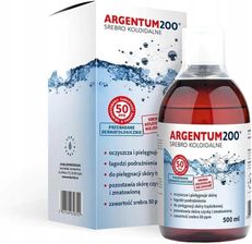 Aura Herbals Argentum200 Srebro Koloidalne 25 ppm 500ml - Toniki i hydrolaty do twarzy