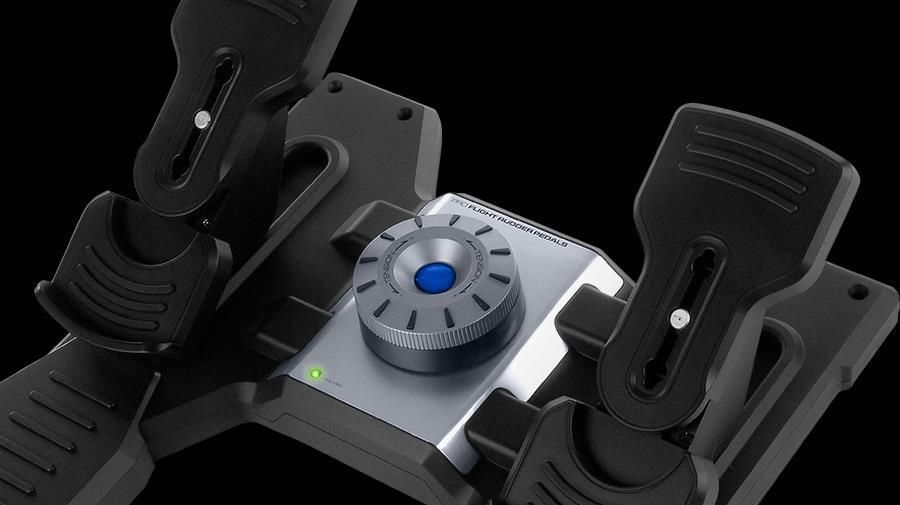 その他 Saitek pro rudder pedal Saitek Pro Flight Combat Rudder pedały do PC (USB 2.0