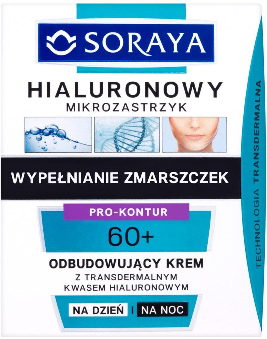 Krem Do Twarzy Soraya Hialuronowy Mikrozastrzyk Krem Odbudowujący 60 ...