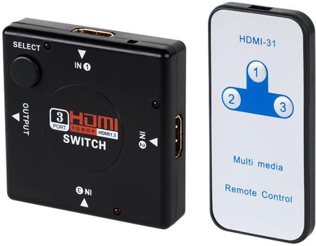 CABLETECH SWITCH HDMI 3/1 Z PILOTEM (URz2051)