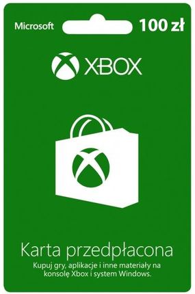 Microsoft Karta Przedpłacona Xbox 100 PLN 