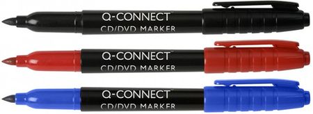Q-Connect Marker Do Płyt Cd/Dvd, 1Mm (Linia) Kolor: Niebieski