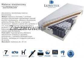 Lumitex materac KIESzENIOWY SUPERNOVA 140x200#20