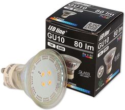 Zdjęcie LED Line SMD3528 GU10 1W 230V Biała Ciepła 242250 - Wisła