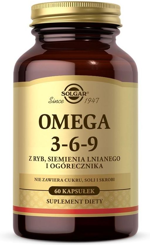 SOLGAR Omega 3-6-9 kaps. 60 kaps. - Opinie i ceny na Ceneo.pl