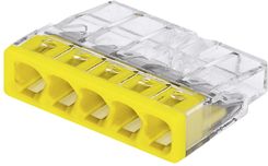 Zdjęcie Wago Szybkozłączka Compact Transparentna 100szt. 5x0,5-2,5mm2 (2273-205) - Żory