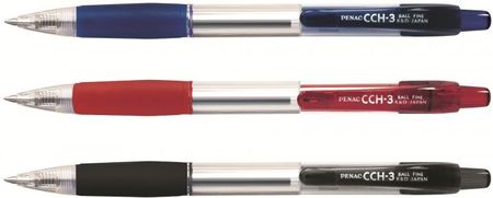 Penac Długopis Automatyczny Cch3 0,7Mm Czerwony Pba300102-04