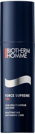 Biotherm Homme Force Supreme Gel Żelowa pielęgnacja do wszystkich rodzajów skóry 50ml