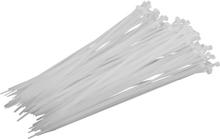 Proline Opaski Zaciskowe Nylonowe Białe 2,5x100Mm 100Szt. (59110B)