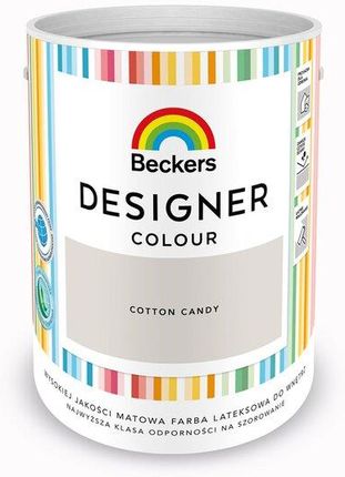 Beckers Farba Lateksowa Do Ścian I Sufitów Designer Colour cotton candy 5L
