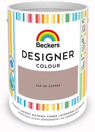 Beckers Farba Lateksowa Do Ścian I Sufitów Designer Colour cup of coffee 5L