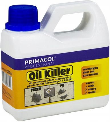 Primacol Professional Środek Do Usuwania Plam Olejowych z Betonu I Kostki Oil Killer  0,5L