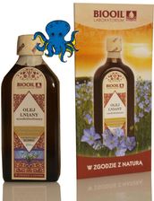 Zdjęcie BIOOIL Olej lniany budwigowy 250ml - Gdańsk