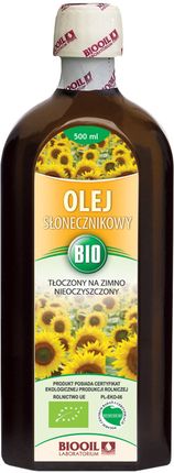 Bio Oil olej słonecznikowy na zimno tłoczony 500ml