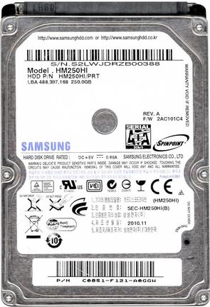 Samsung SpinPoint M7 250GB (HM250HI)