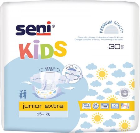 Seni Kids Junior Extra pieluchomajtki dla dzieci 30szt.