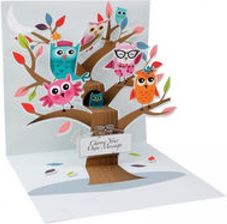 Zdjęcie Kartki 3D - Owl Tree - Czempiń
