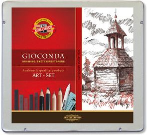 zESTAW ARTYSTYCzNY GIOCONDA ART SET SREDNI METAL S