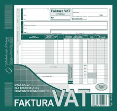 Zdjęcie Michalczyk & Prokop Faktura Vat-Z Wzór Pełny 2/3 A4 Oryginał + Kopia (142-2U) - Tomaszów Lubelski