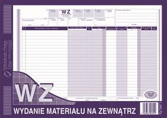 Michalczyk & Prokop Wz Wydania Materiałów Na Zewnątrz A4 Wielokopia (385-1)