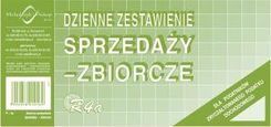 Michalczyk & Prokop Dzienne Zestawienie Sprzedaży - Zbiorcze 1/3 A4 (R4A)