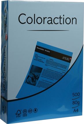 Coloraction Papier Ksero Kolorowy A4 160G Stockholm Niebieski Ciemny (382050)