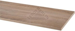 Floorpol półka PROSTA dąb sonoma 1,8 cm 80 cm 30 cm płyta wiórowa pokryta melaminą