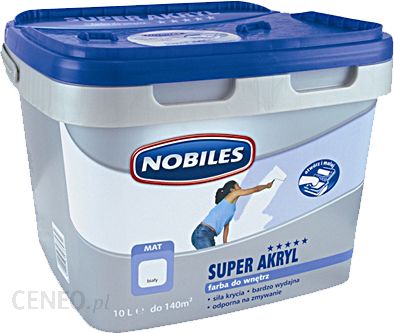  Nobiles Super Akryl Emulsja akrylowa Biała 5L