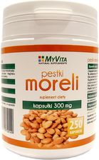 Preparat medycyny naturalnej MyVita Pestki Moreli (Amigdalina, Witamina B17) 300mg (MyVita) 250 kaps. - zdjęcie 1