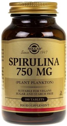 Solgar Spirulina 750mg 100tabl