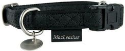 zolux Obroża regulowana Mac Leather 20mm Czarna - Obroże dla psów