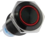 Zdjęcie lamptron włącznik 19mm lackline - czerwony (LAMP-SW1912L-H) - Wejherowo